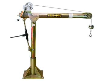 20. Davit Crane Tele-Pro Crane Trinidad Guyana Caribbean 20. Davit Crane Tele Pro Crane Trinidad Guyana Caribbean